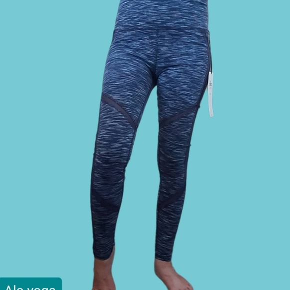 ALO Yoga CONTINUITY LEGGING Rich NAVY Space DYE. - Picture 16 of 16